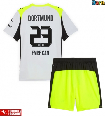 Borussia Dortmund Emre Can #23 Bortatröja Barn 2025-26 Kortärmad (+ Korta byxor)